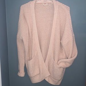 Light pink cardigan size small